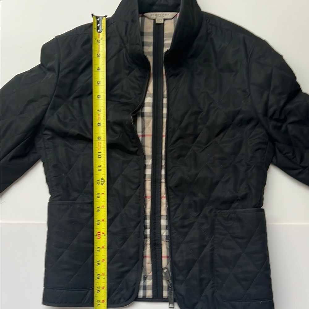 Burberry Black Quilted Jacket - Size XS - Picture 3 of 6